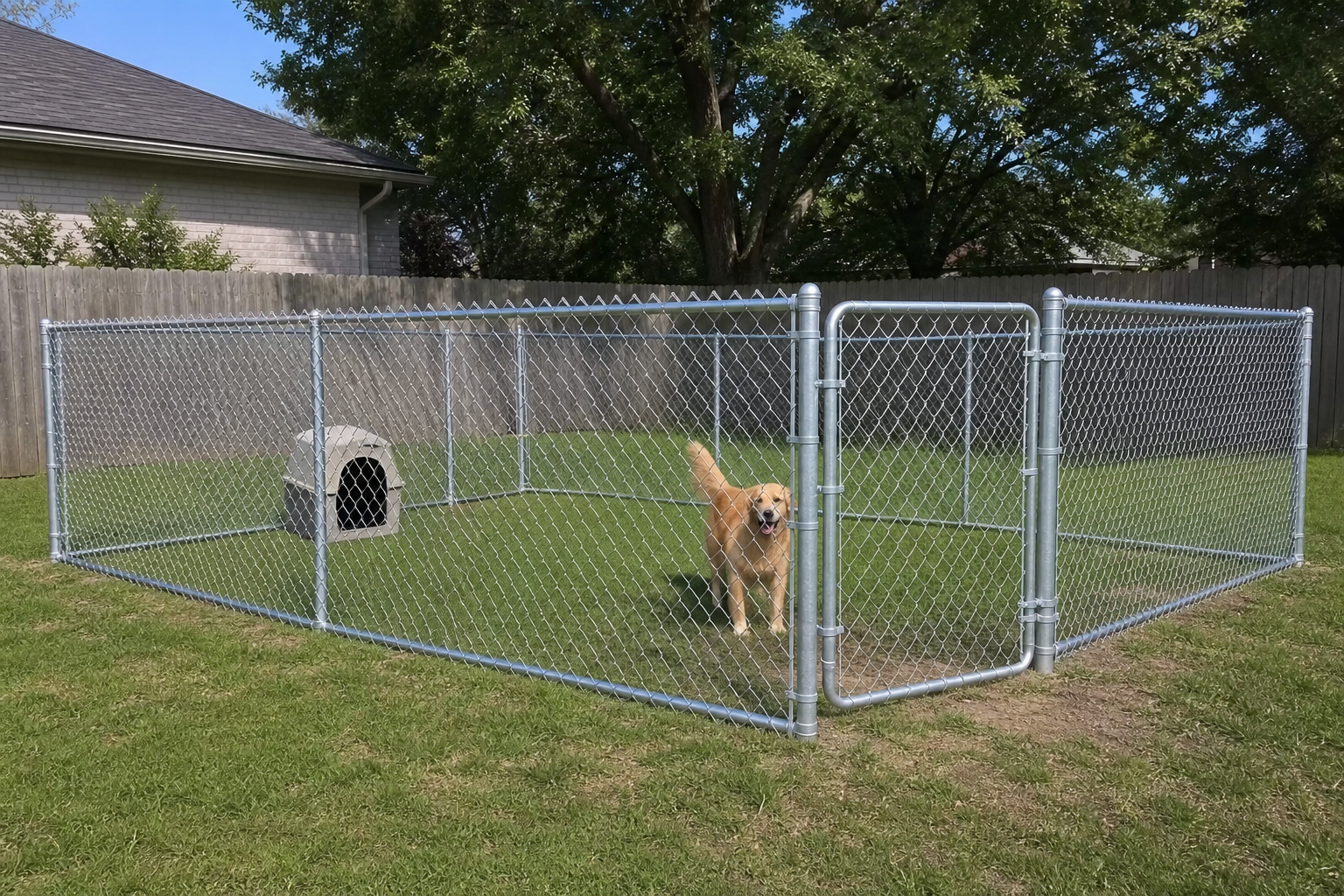 Chain link fence installation Raleigh NC
